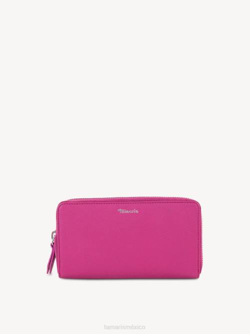 Tamaris mujer Cartera de piel - rosa/rosa oscuro P2LN2601