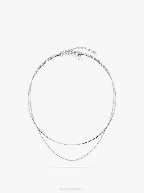 Tamaris mujer conjunto de collar - plata P2LN2786