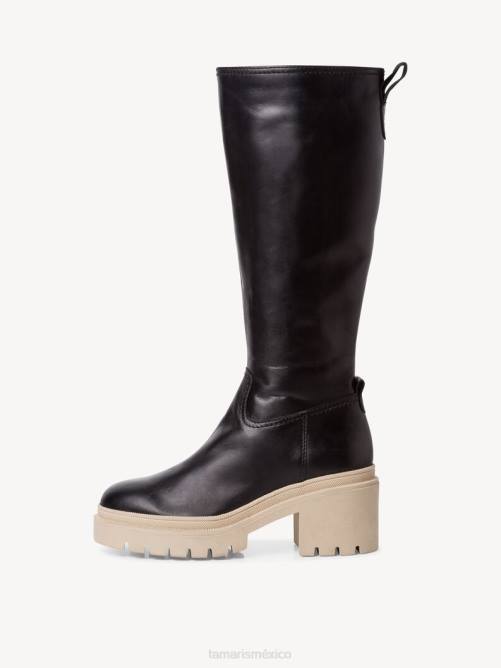 Tamaris mujer botas de cuero - black/blk lea. P2LN666