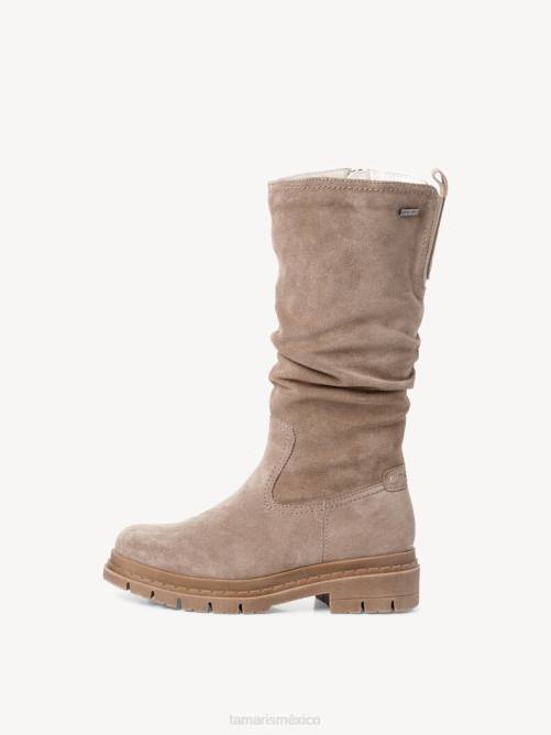 Tamaris mujer botas de cuero - marrón/taupe P2LN598