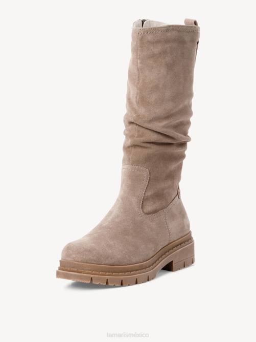 Tamaris mujer botas de cuero - marrón/taupe P2LN598