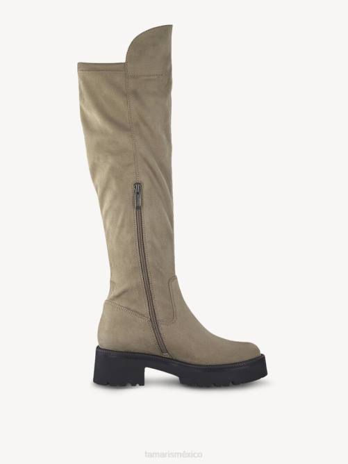 Tamaris mujer botas overknee - marrón/taupe P2LN518