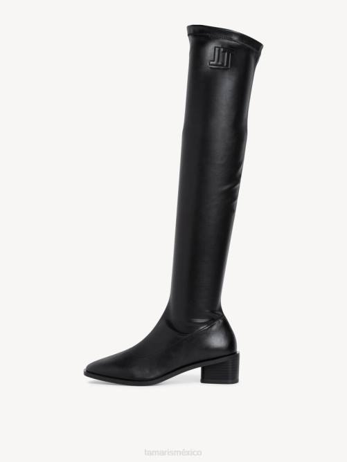 Tamaris mujer botas overknee - negro P2LN1008