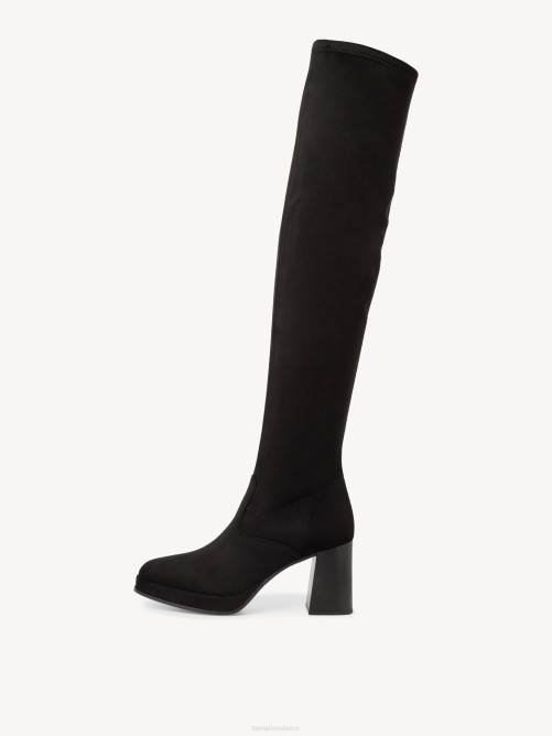 Tamaris mujer botas overknee - negro P2LN206