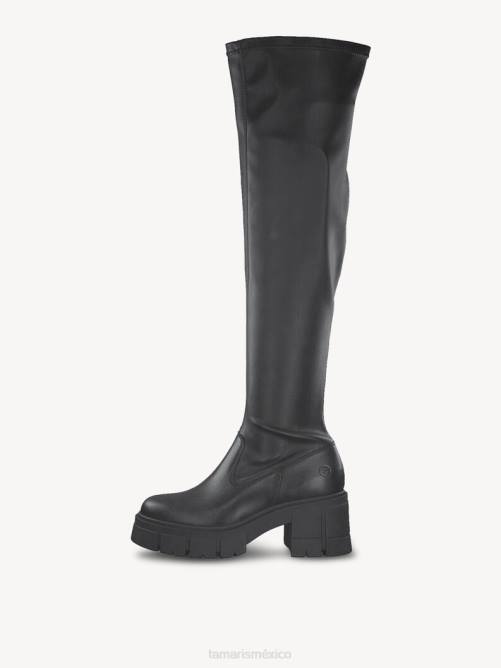 Tamaris mujer botas overknee - negro P2LN487