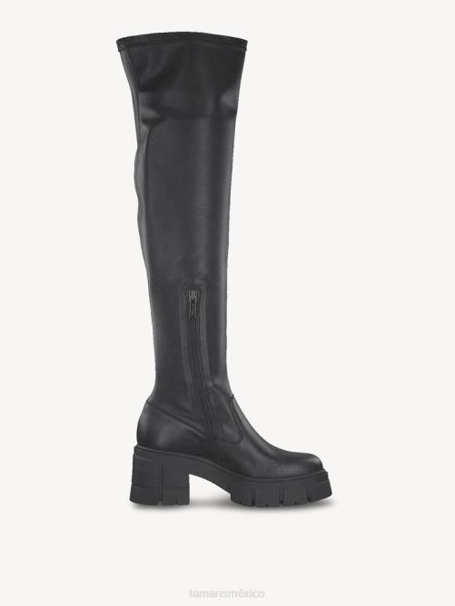 Tamaris mujer botas overknee - negro P2LN487