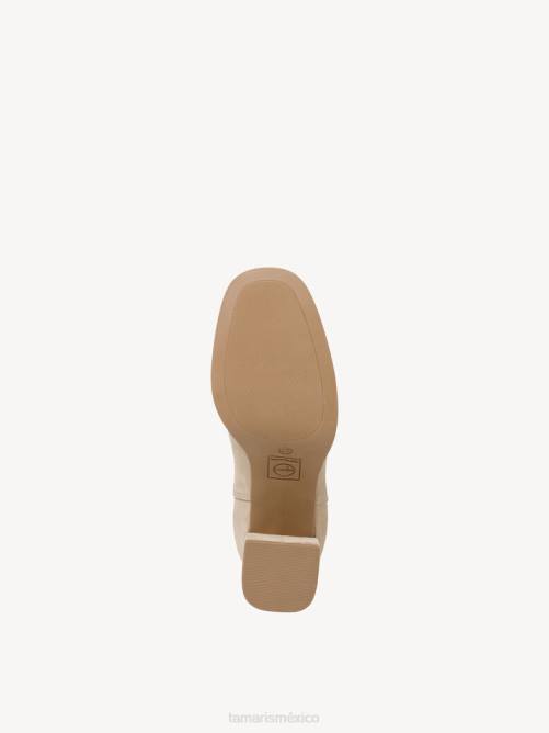 Tamaris mujer Botín chelsea de piel - beige/crema P2LN1