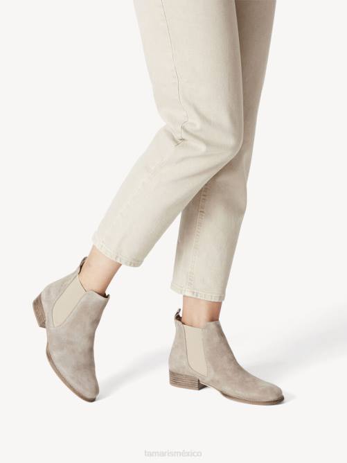 Tamaris mujer bota chelsea - beige/taupe P2LN735