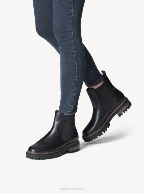 Tamaris mujer bota chelsea - negro/negro mate P2LN687