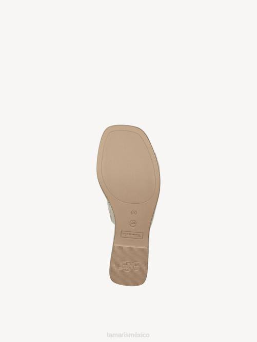 Tamaris mujer mule - beige/marfil P2LN628