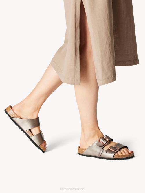 Tamaris mujer mule - gris/antracita P2LN976