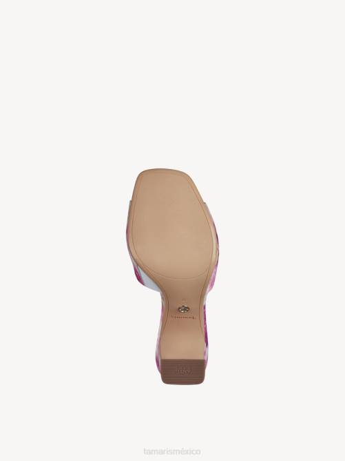 Tamaris mujer mule - peine rosa/rosa P2LN284