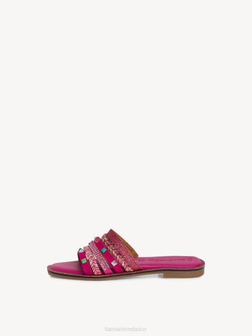 Tamaris mujer mule - rosa/fuxia multi P2LN119