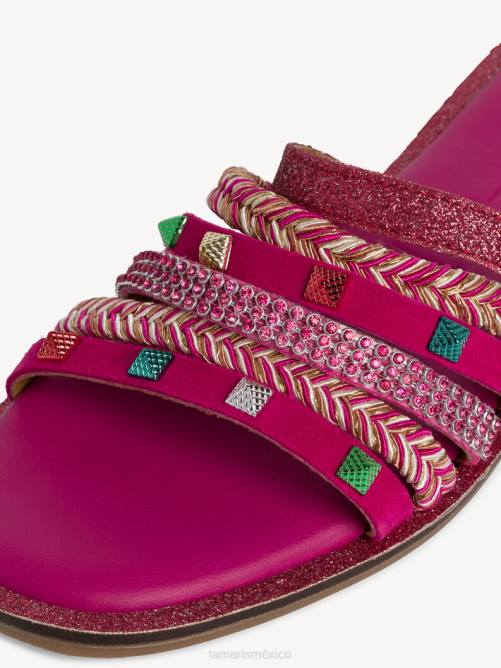 Tamaris mujer mule - rosa/fuxia multi P2LN119