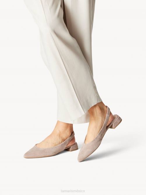 Tamaris mujer Bailarinas de piel - beige/taupe P2LN1005