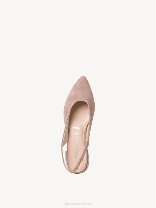 Tamaris mujer Bailarinas de piel - beige/taupe P2LN1005