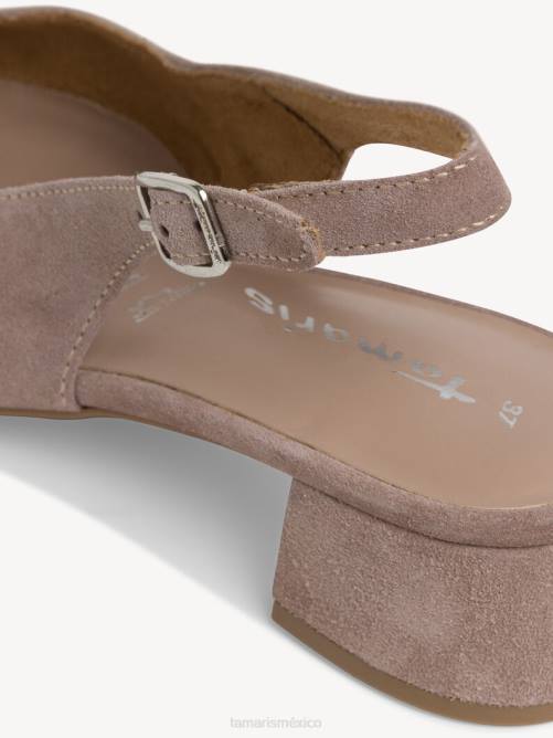 Tamaris mujer Bailarinas de piel - beige/taupe P2LN646