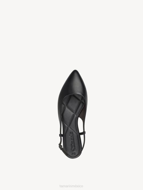 Tamaris mujer Sling pumps - negro/negro mate P2LN853