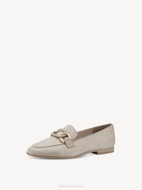 Tamaris mujer Slipper - ante beige/taupe P2LN1086