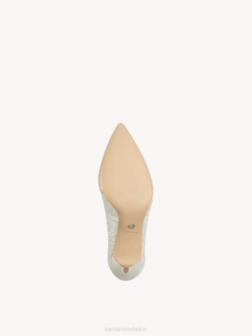 Tamaris mujer Zapatos de salón - beige/marfil glam P2LN374