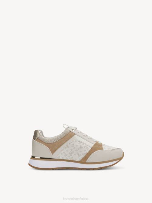 Tamaris mujer zapatilla - beige/marfil P2LN493