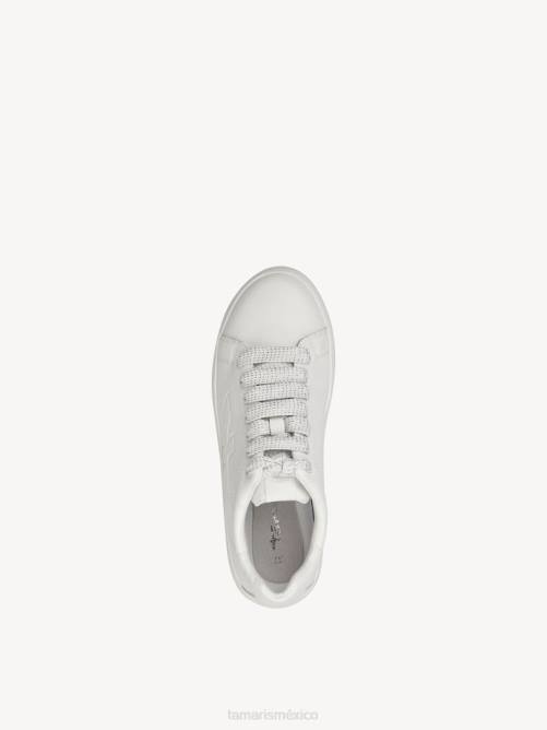 Tamaris mujer zapatilla - blanco/blanco uni P2LN1080