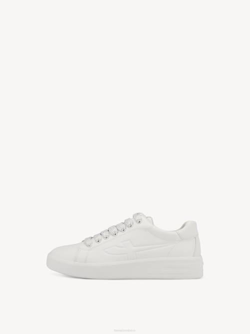 Tamaris mujer zapatilla - blanco/blanco uni P2LN1080