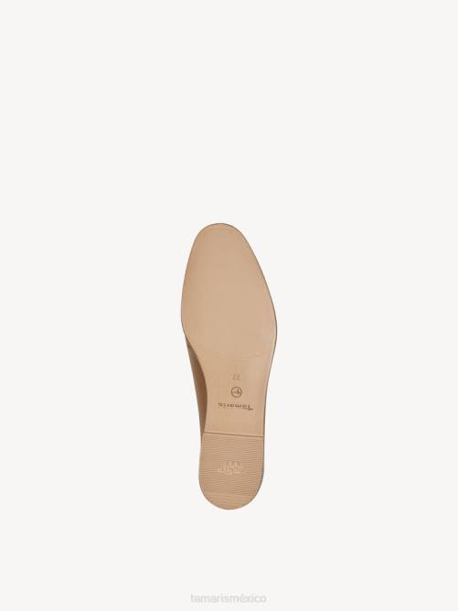 Tamaris mujer zapatilla de cuero - marrón/camel P2LN39