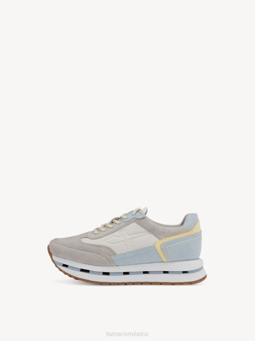 Tamaris mujer zapatilla de deporte - grey/lt.grey comb P2LN800