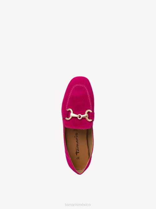 Tamaris mujer zapatilla de piel - rosa/fuxia P2LN193