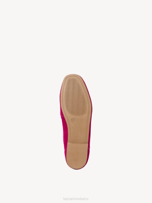 Tamaris mujer zapatilla de piel - rosa/fuxia P2LN193