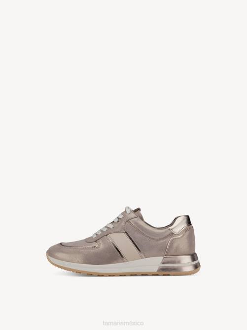 Tamaris mujer zapatilla deportiva - peine beige/champagne P2LN708