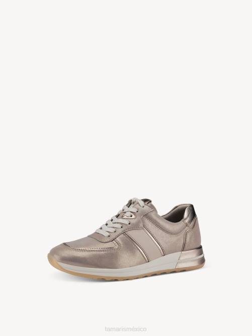 Tamaris mujer zapatilla deportiva - peine beige/champagne P2LN708