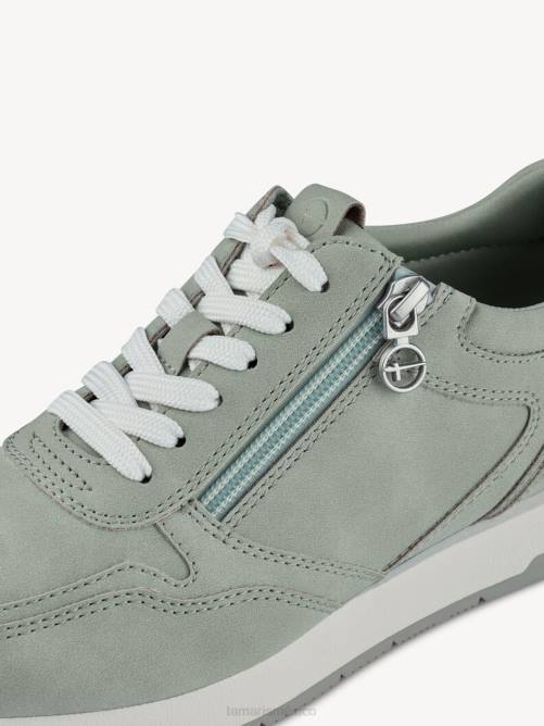 Tamaris mujer zapatilla - verde/menta uni P2LN972