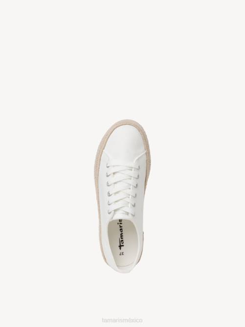 Tamaris mujer zapatilla - white/offwhite P2LN456