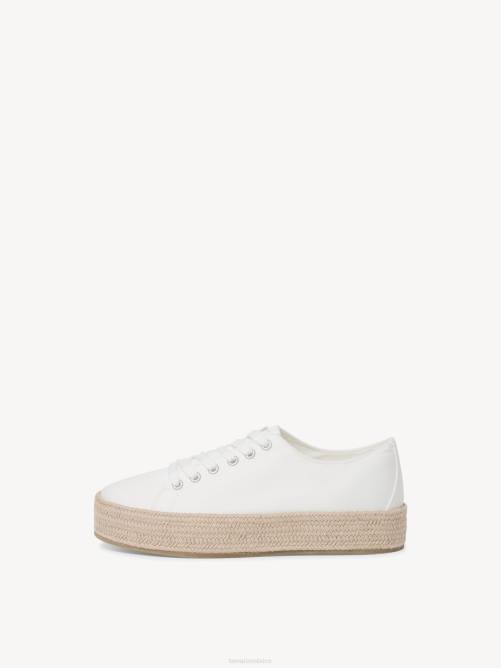 Tamaris mujer zapatilla - white/offwhite P2LN456