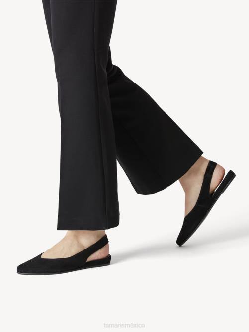 Tamaris mujer zapatos de salón de piel - negro P2LN867