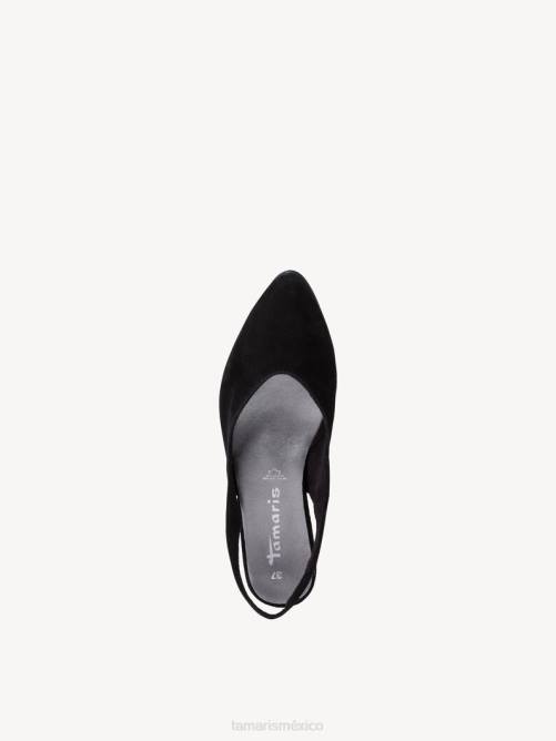 Tamaris mujer zapatos de salón de piel - negro P2LN867